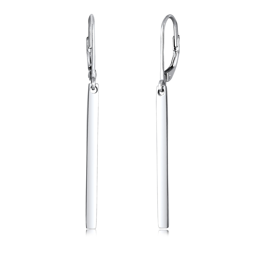 Elli Elli Boucles d'Oreilles Femmes Pendentif Géo Classique Tendance Blogueur en Argen Boucles d'oreilles