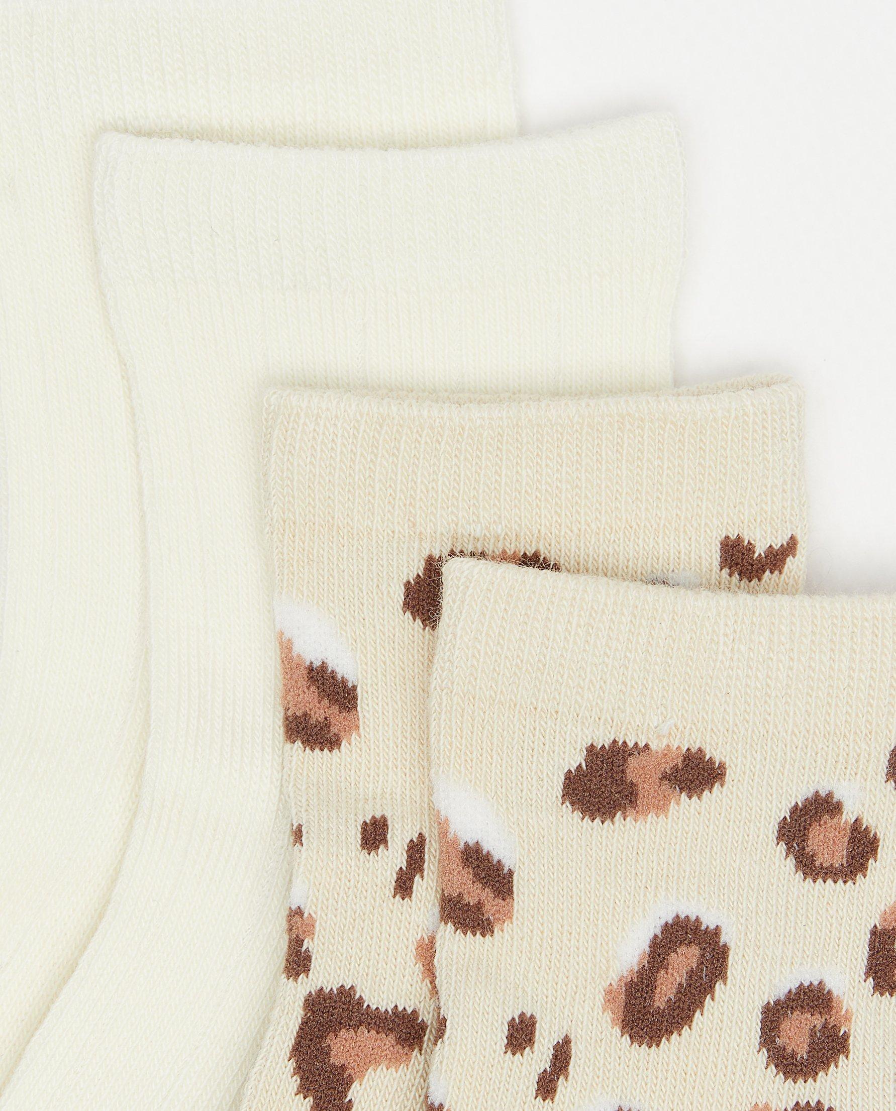 Set de 2 perechi de șosete albe „Cuddles and Smiles”