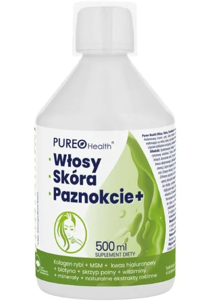Pureo Zdravlje Kosa Koža Nokti+, Tečnost