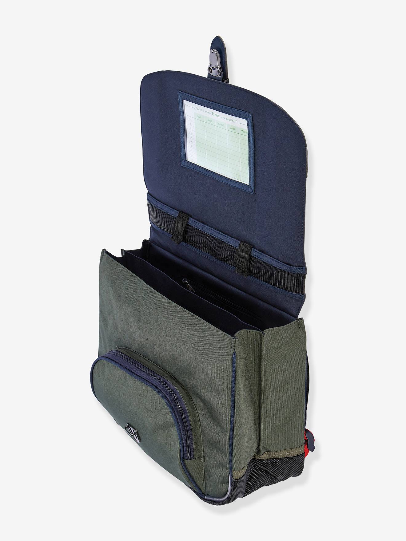 Tann's Jungen Schultasche MICKAËL Tann's, Recycling-Polyester - khaki
