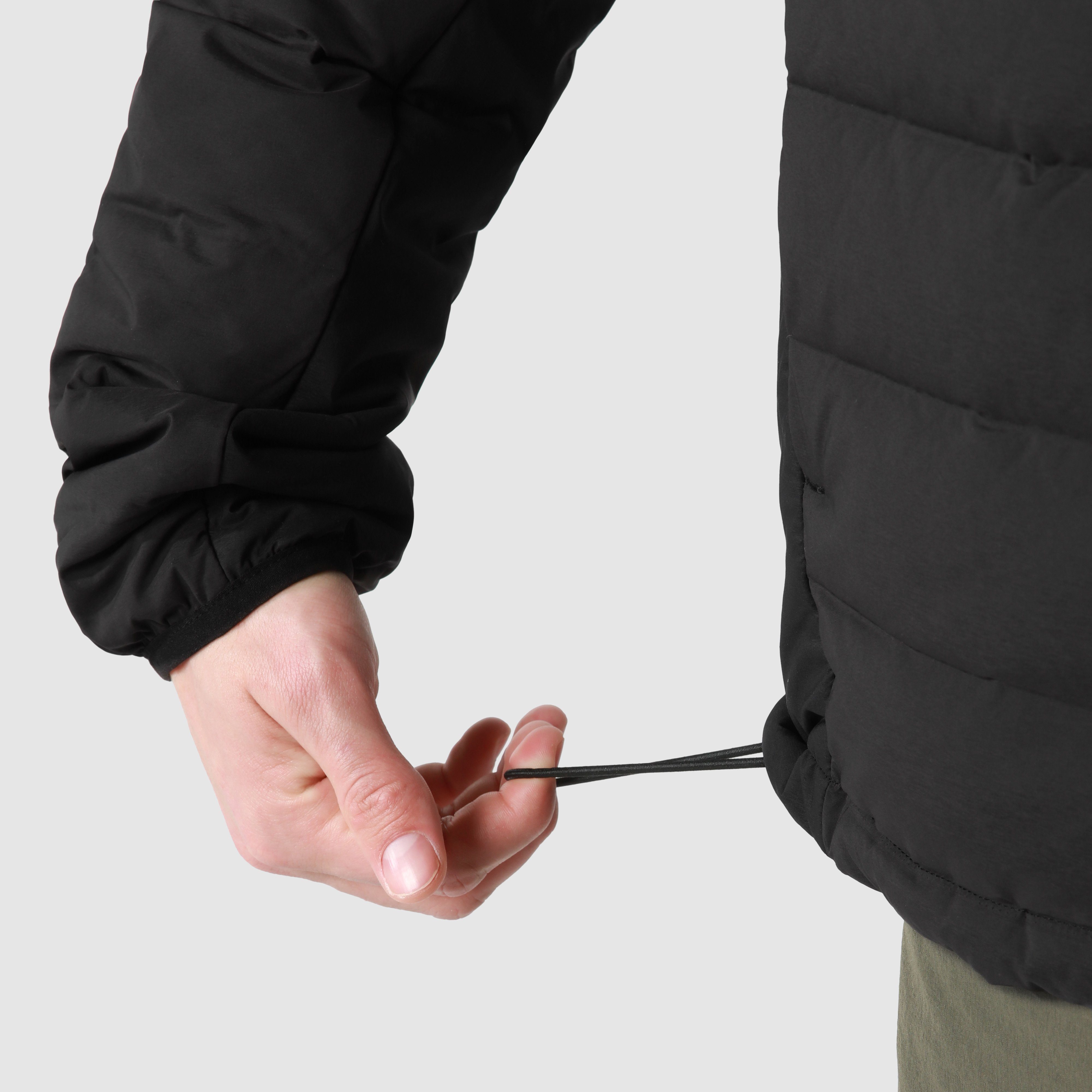 The North Face Daunenjacke M BELLEVIEW STRETCH DOWN HOODIE mit Logodruck