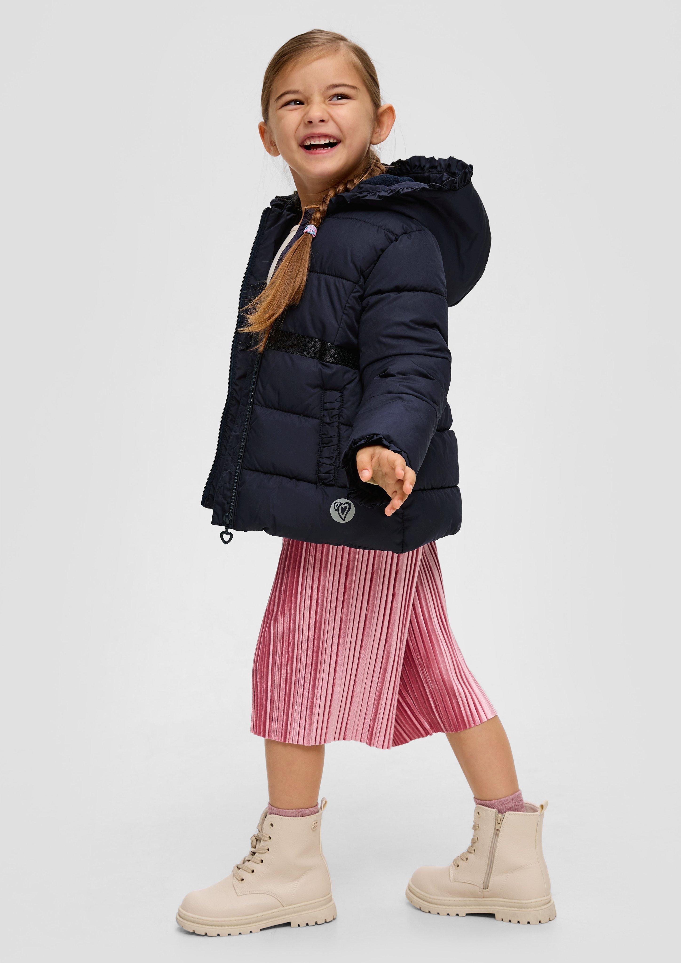 Steppjacke mit Pailletten  2132161-5952