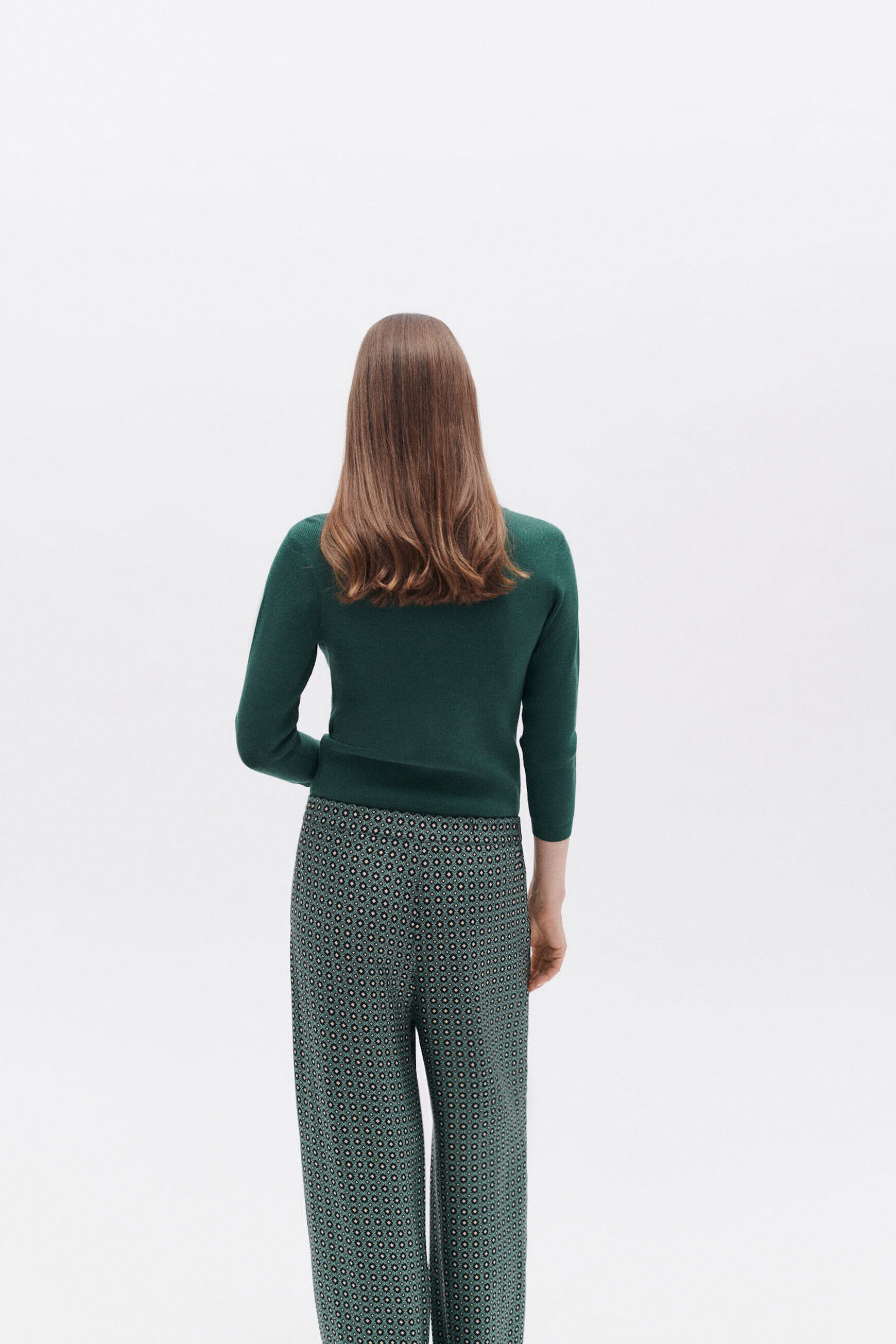 Pull mario vert fonce femme