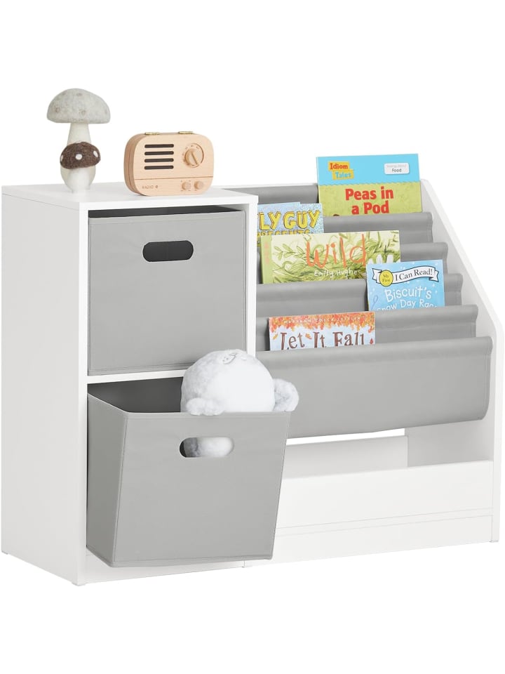 SoBuy Bücherregal in Weiß - (B)80 x (H)61 x (T)30cm günstig kaufen onesize