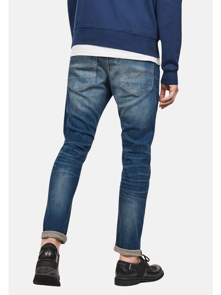 G-Star Jeans '3301 Slim' in blau günstig kaufen