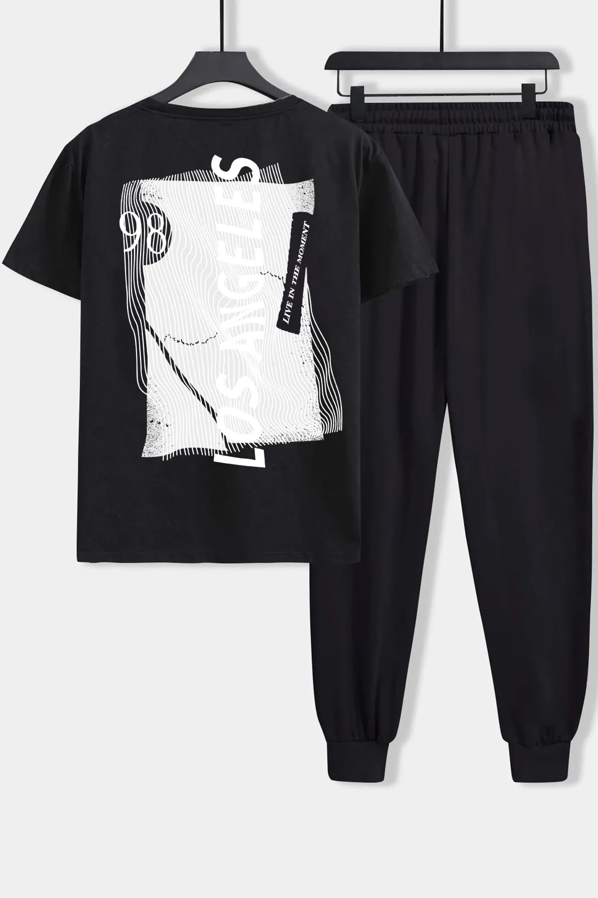 uyguntarz  Zweiteiliges Unisex-Trainingsanzug-Set