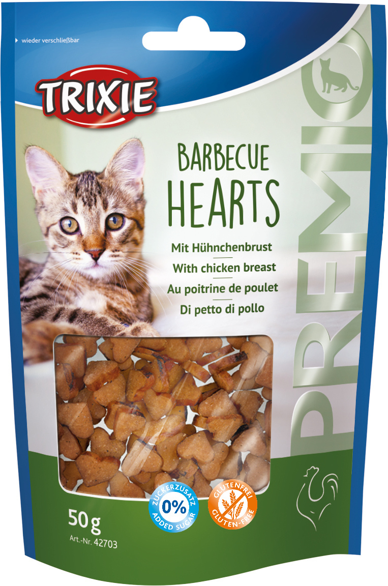 Trixie Snacks Trixie PREMIO Barbecue Hearts, 50 g