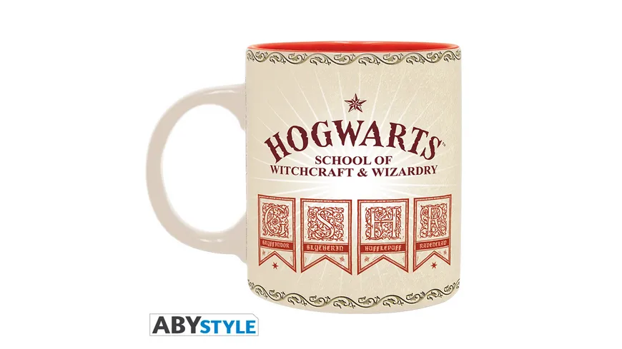 Harry Potter Hogwarts 4 Houses Tasse