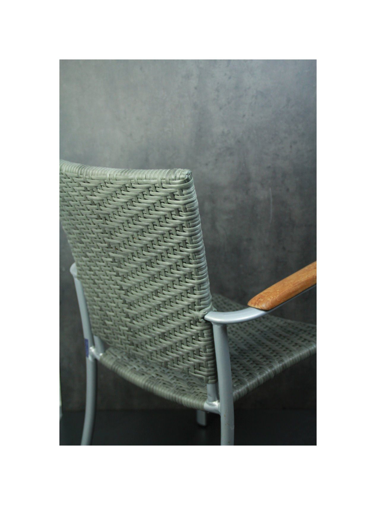 Konway Stapelstuhl ARUBA (4 St), 4x KONWAY® ARUBA Stapelsessel Quarz Premium Polyrattan Sessel