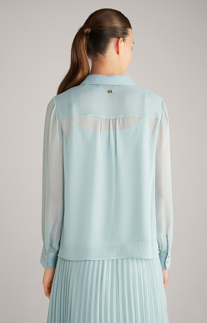 Chiffon-Bluse in Mint