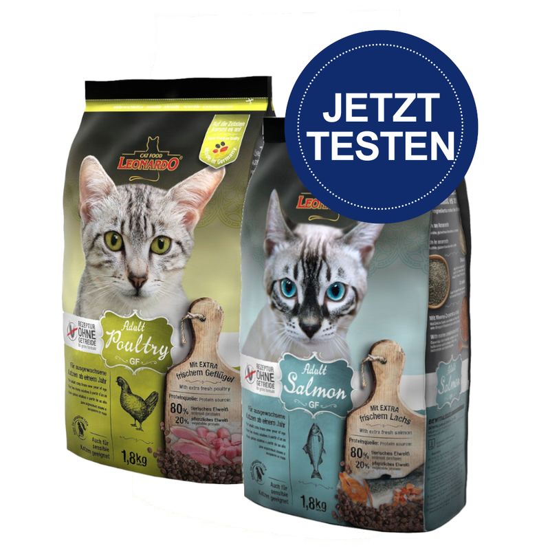 Probierpaket Leonardo Getreidefrei 2 x 1,8 kg