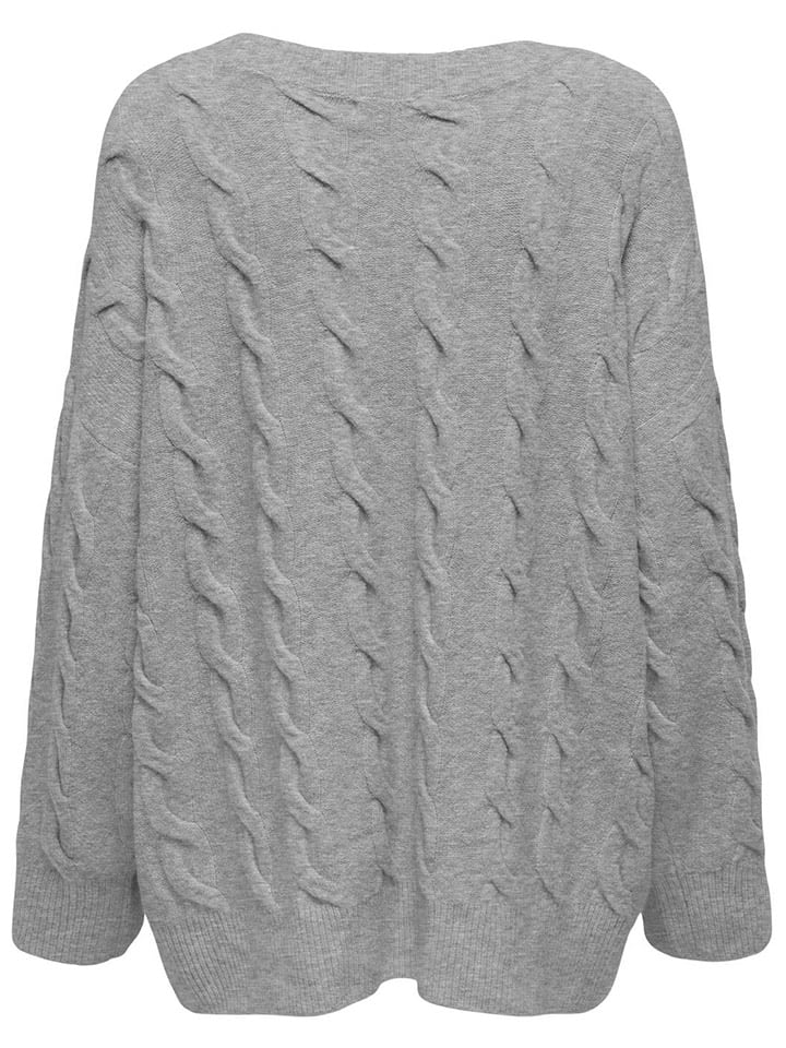 ONLY Pullover in Grau günstig kaufen