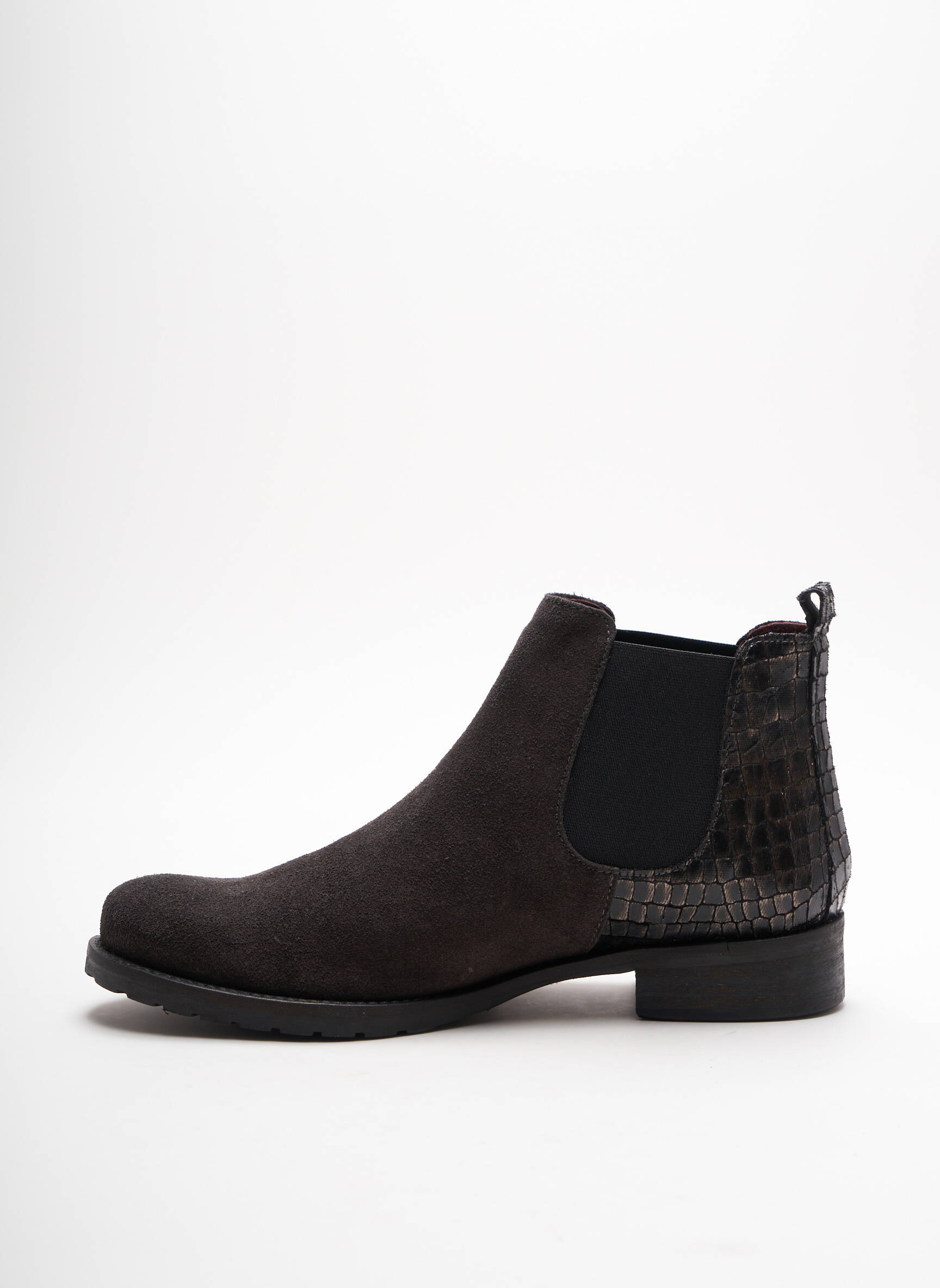 Bunker Bottines Femme couleur gris