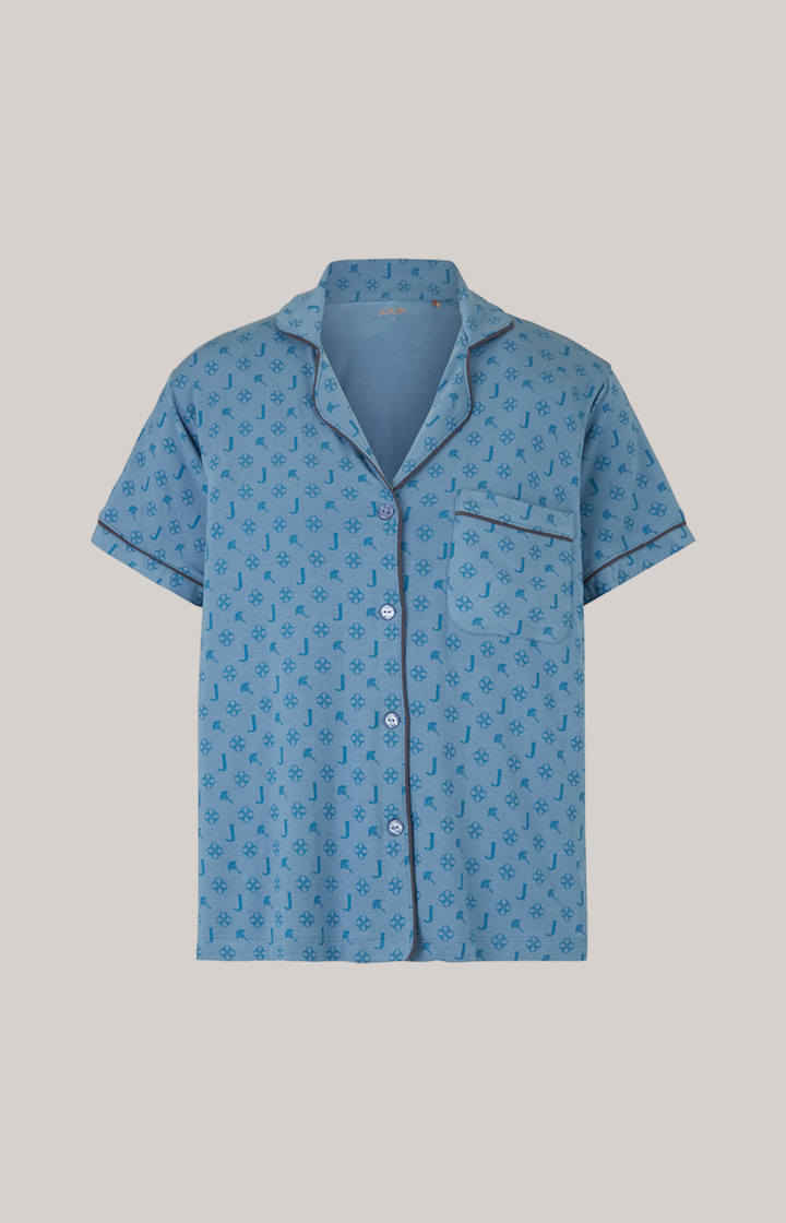 Loungewear Shirt in Ocean Blue