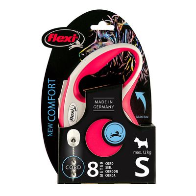 flexi New Comfort Seil-Leine rot, 8 m
