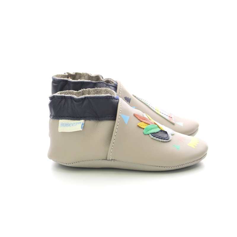 Chaussons cuir Elefant Camp