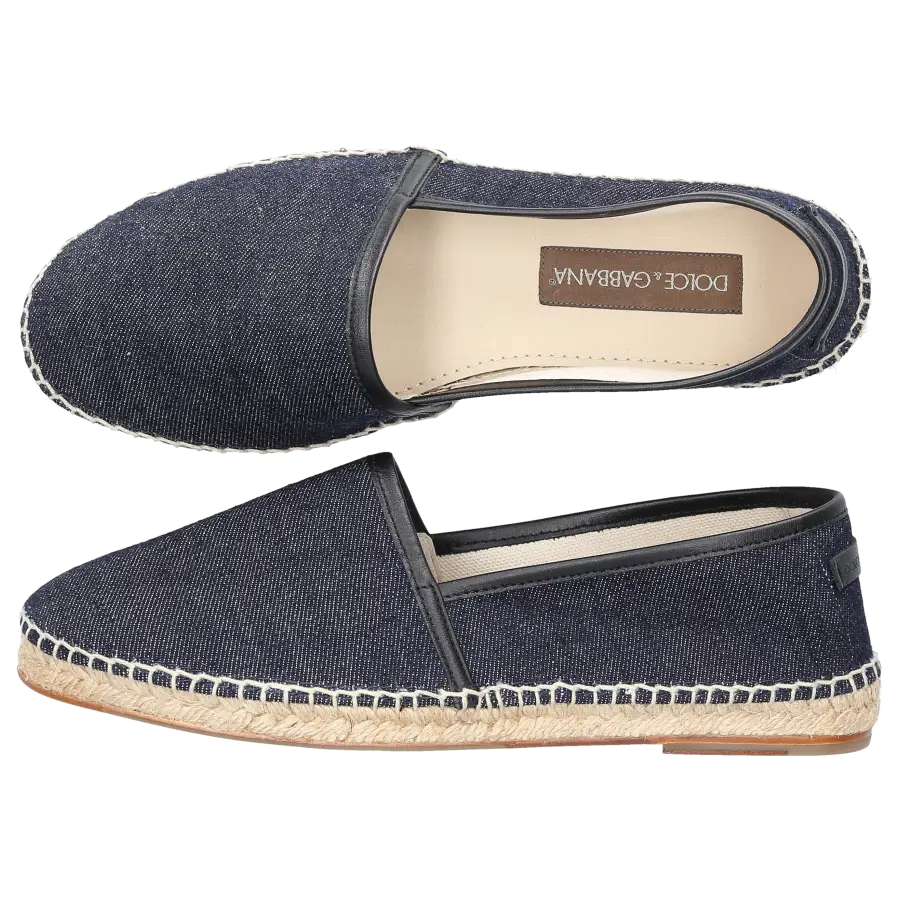Dolce & Gabbana - Espadrilles jeansblau - blau