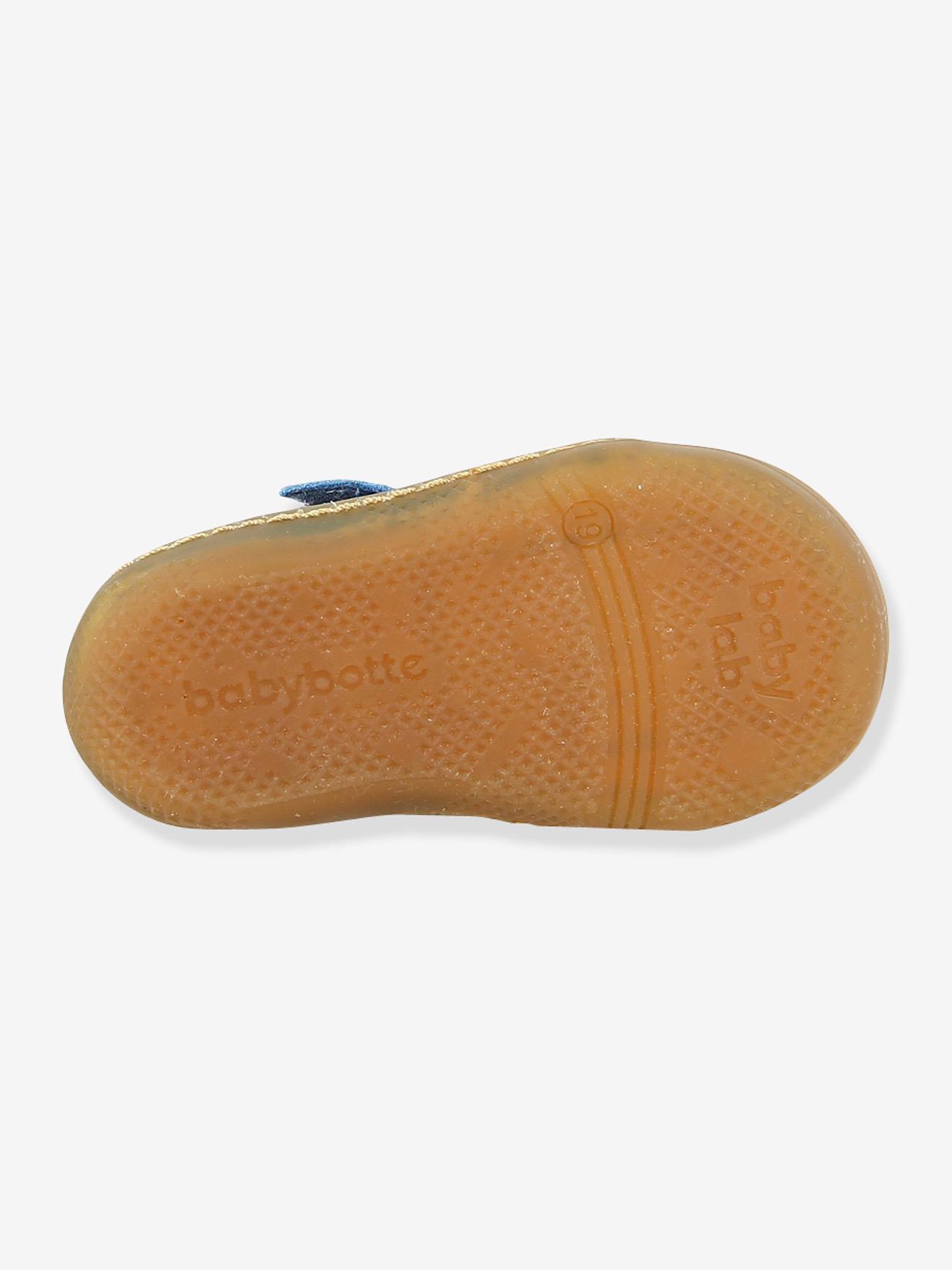 Bottillons cuir bébé garçon Airmes Babybotte® bleu