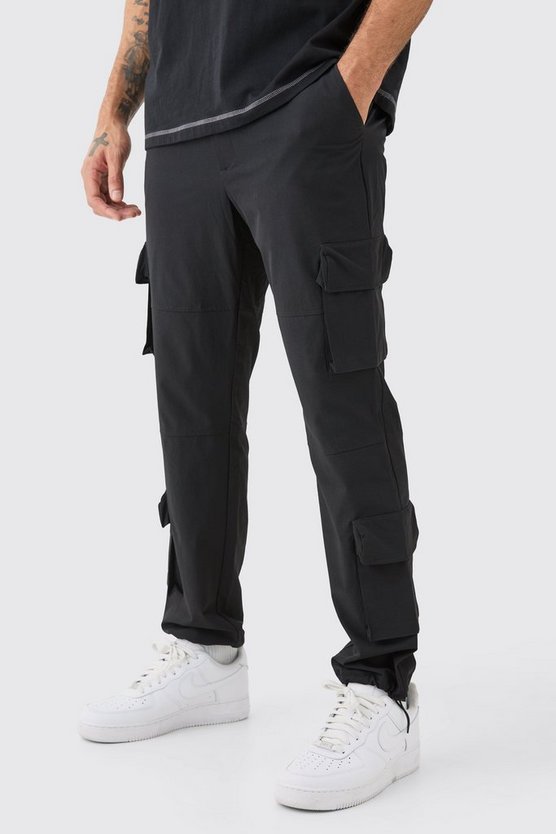 Stretch Hose mit 3D Cargo-Taschen