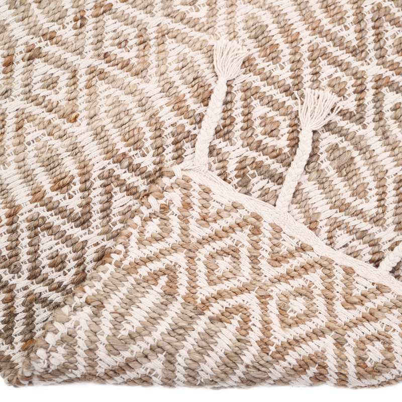 Tapis jute & coton 110x170cm SIERRA
