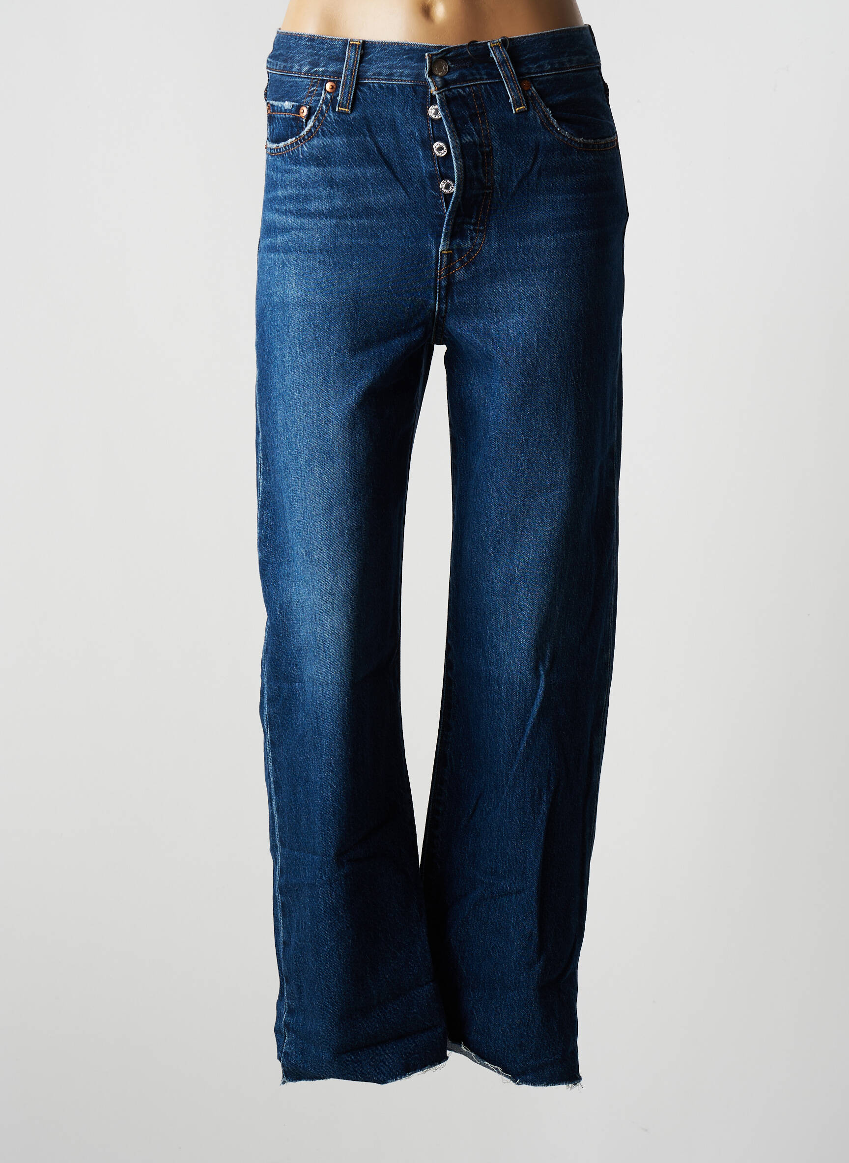 Levis Jeans Coupe Droite Femme couleur bleu