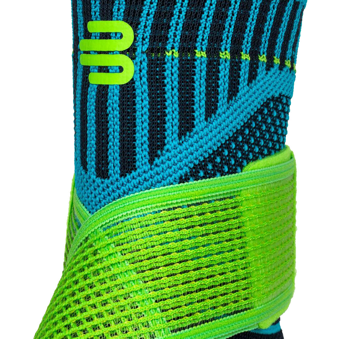 Sports Ankle Support Fußgelenkbandage Rechts - Türkis, Limette