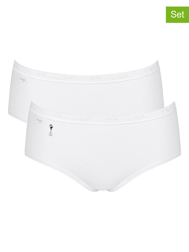 Sloggi 2er-Set: Pantys in Weiß günstig kaufen