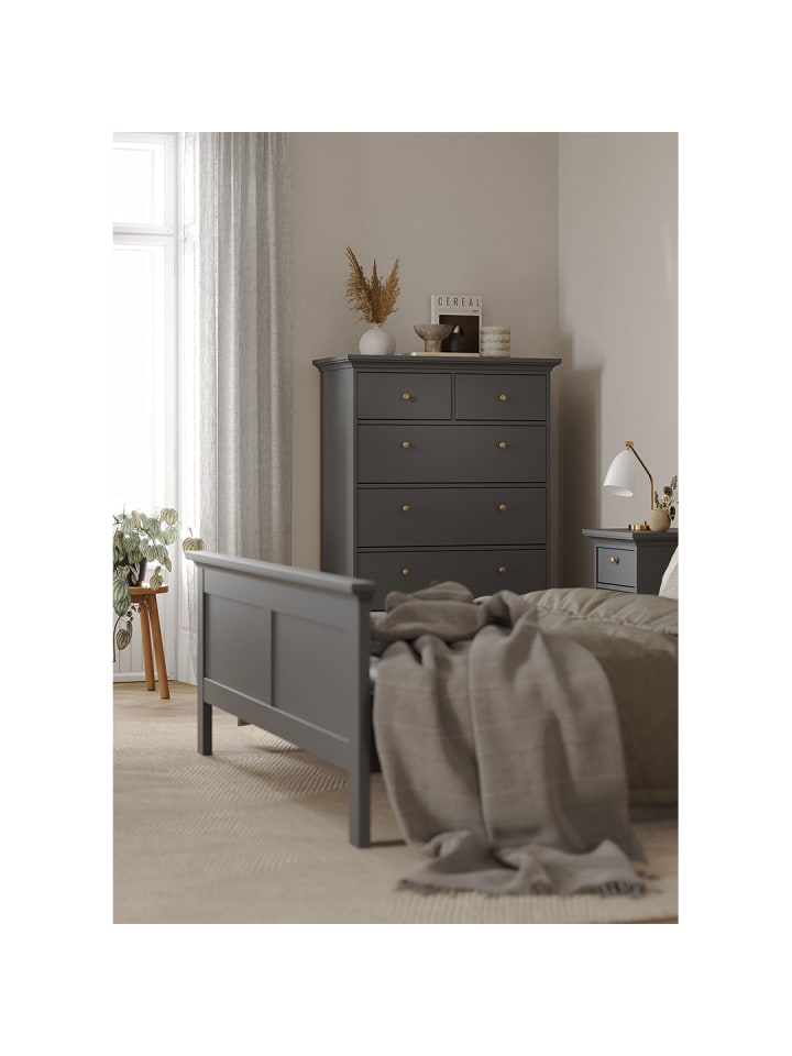 ebuy24 Bett Venedig Grau 159 x 211 cm günstig kaufen onesize