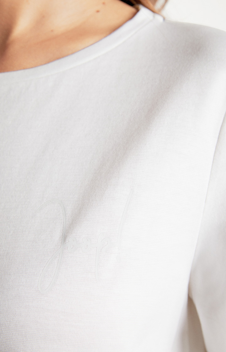 Loungewear T-Shirt in Weiß