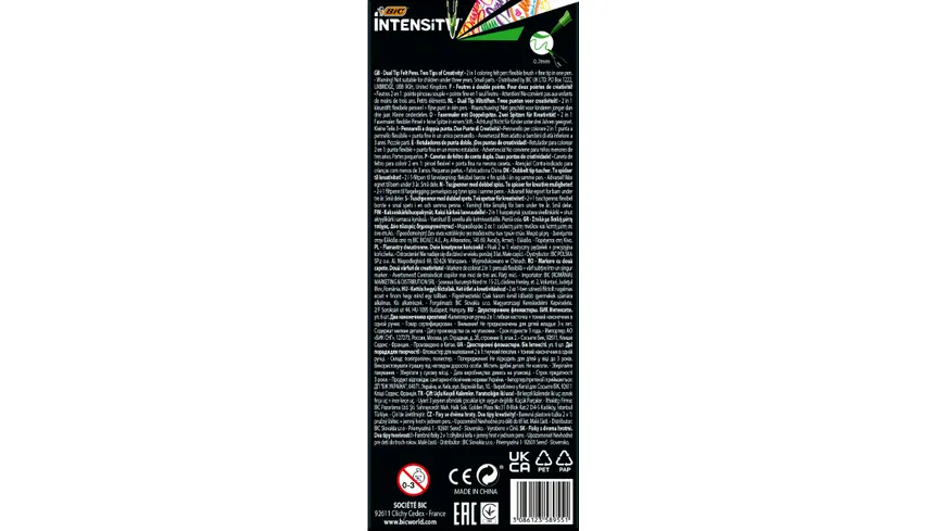 BIC Intensity Dual Filzstifte 6er Etui