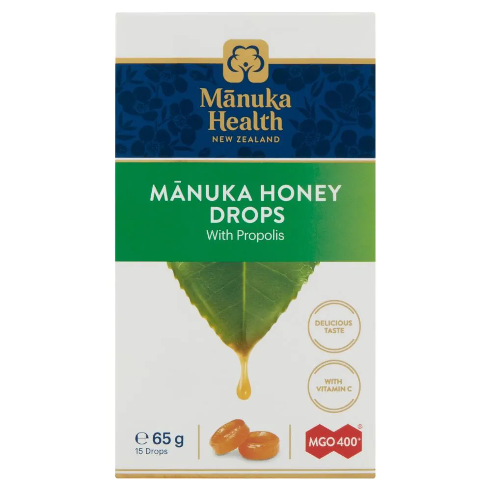 Bombone s Manuka medom MGO 400+, propolisom i vitaminom C, 65 g