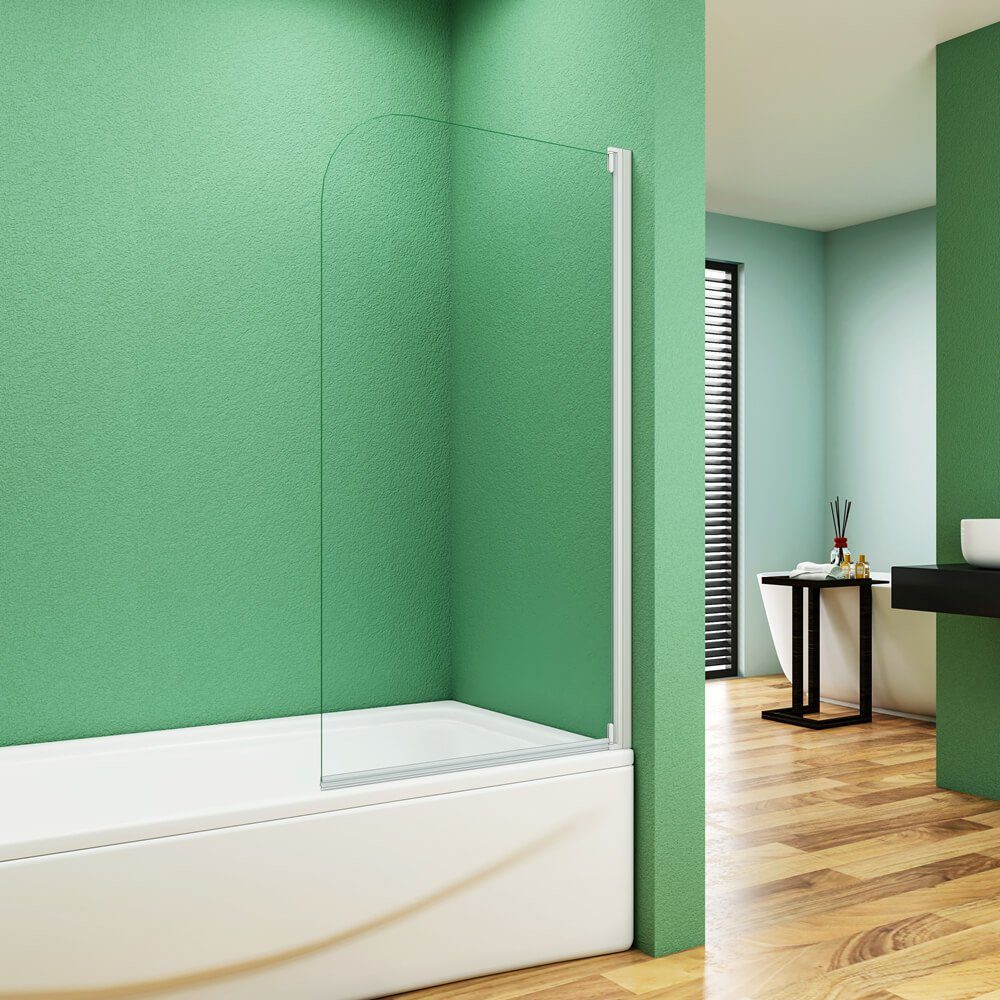 duschspa Badewannenaufsatz Glaswand Duschwand Badewannenaufsatz Drehwand Dusche Duschkabine, Einschbensicherheitsglas, (Set), Glas