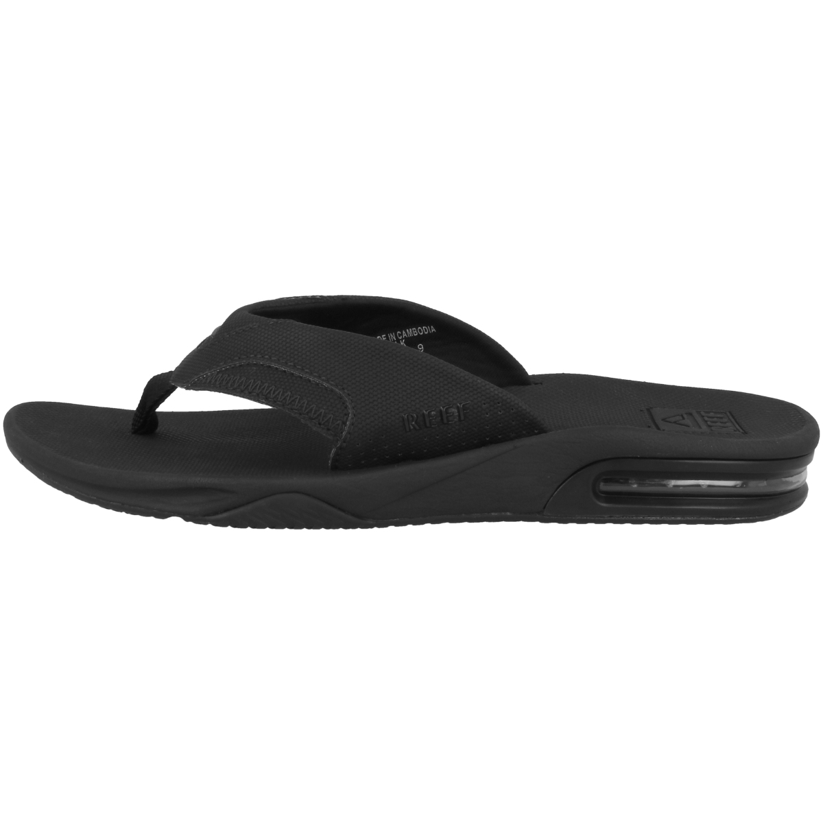 Reef Fanning Zehensandale schwarz