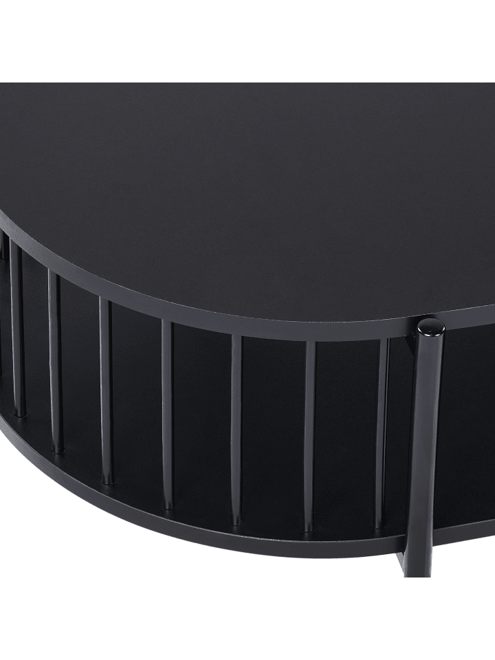 Beliani Couchtisch OREANA in Schwarz - (W) 50 x (H) 36 x (L) 103 cm günstig kaufen onesize
