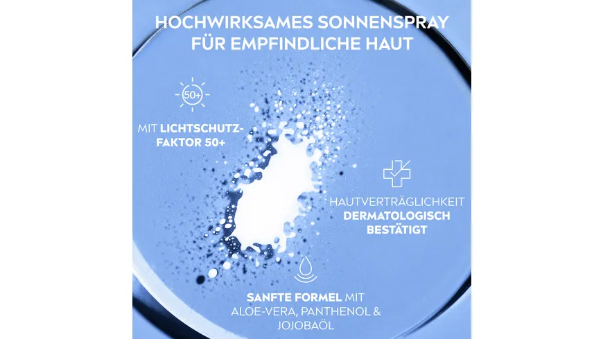 NIVEA SUN Sensitiv Sofort-Schutz Sonnenallergie LF50+ 200 ml