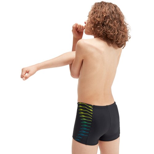 KINDER BADEHOSE TECH PNL AQSHT JM BLK/GRN