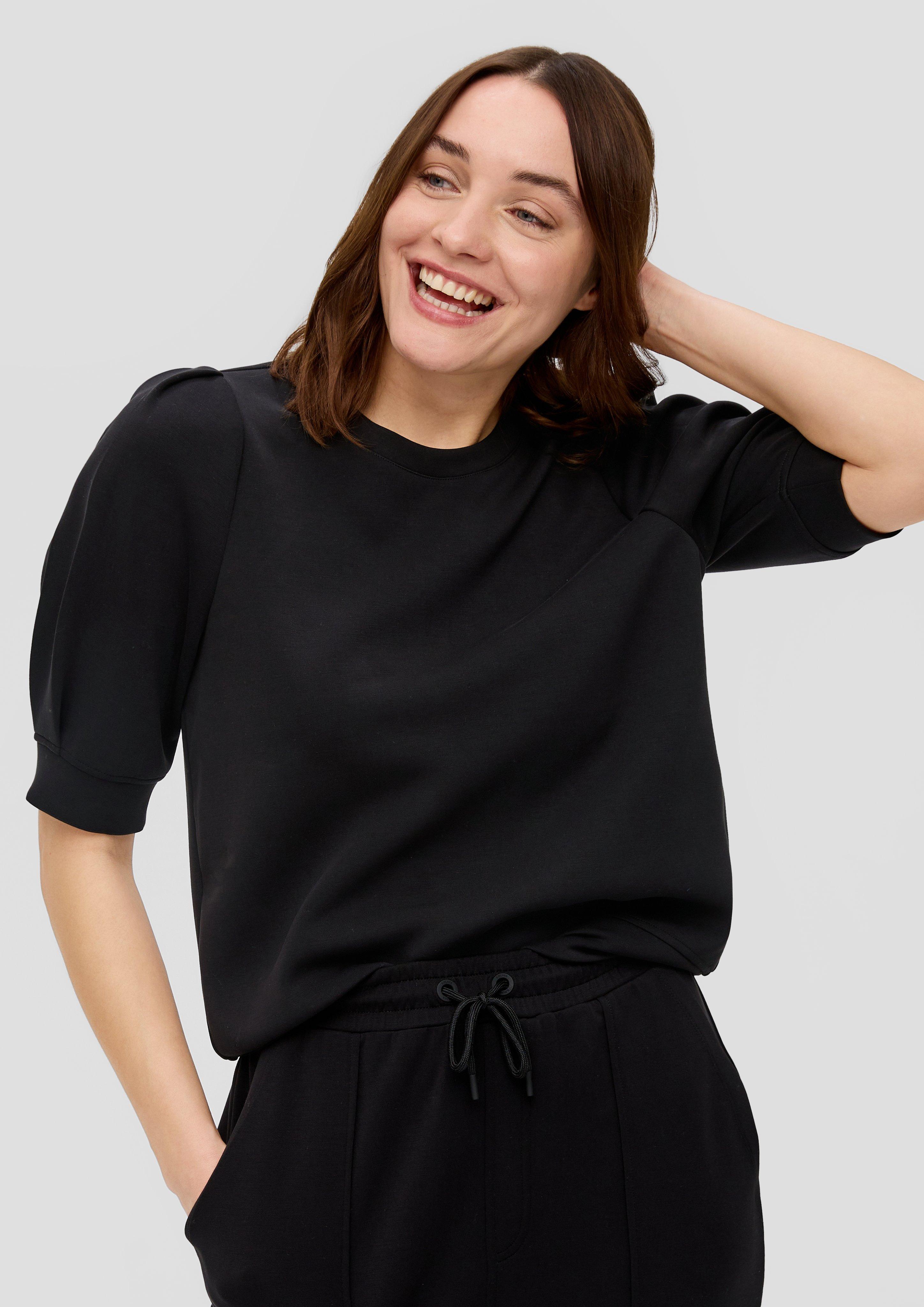 Kurzarm-Shirt aus Scuba  2145629-9999