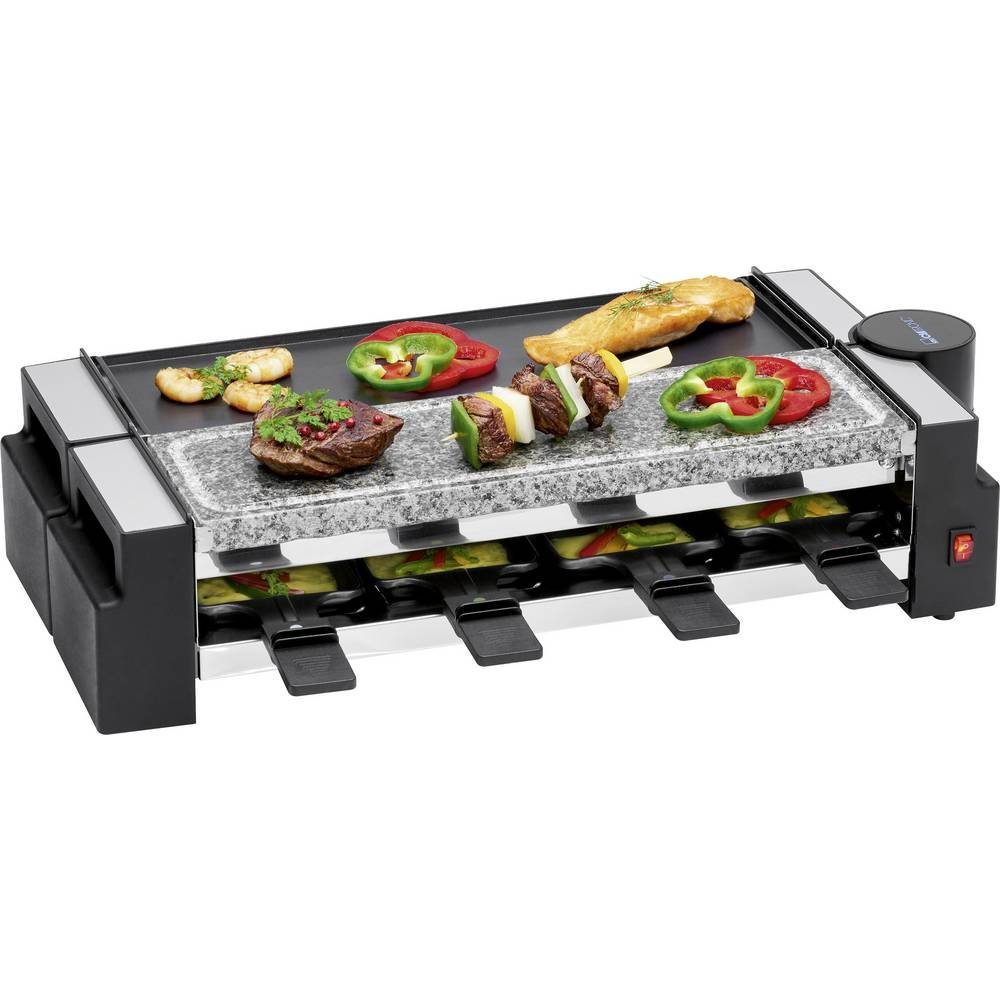 CLATRONIC Raclette Raclette Grill mit heißem Stein