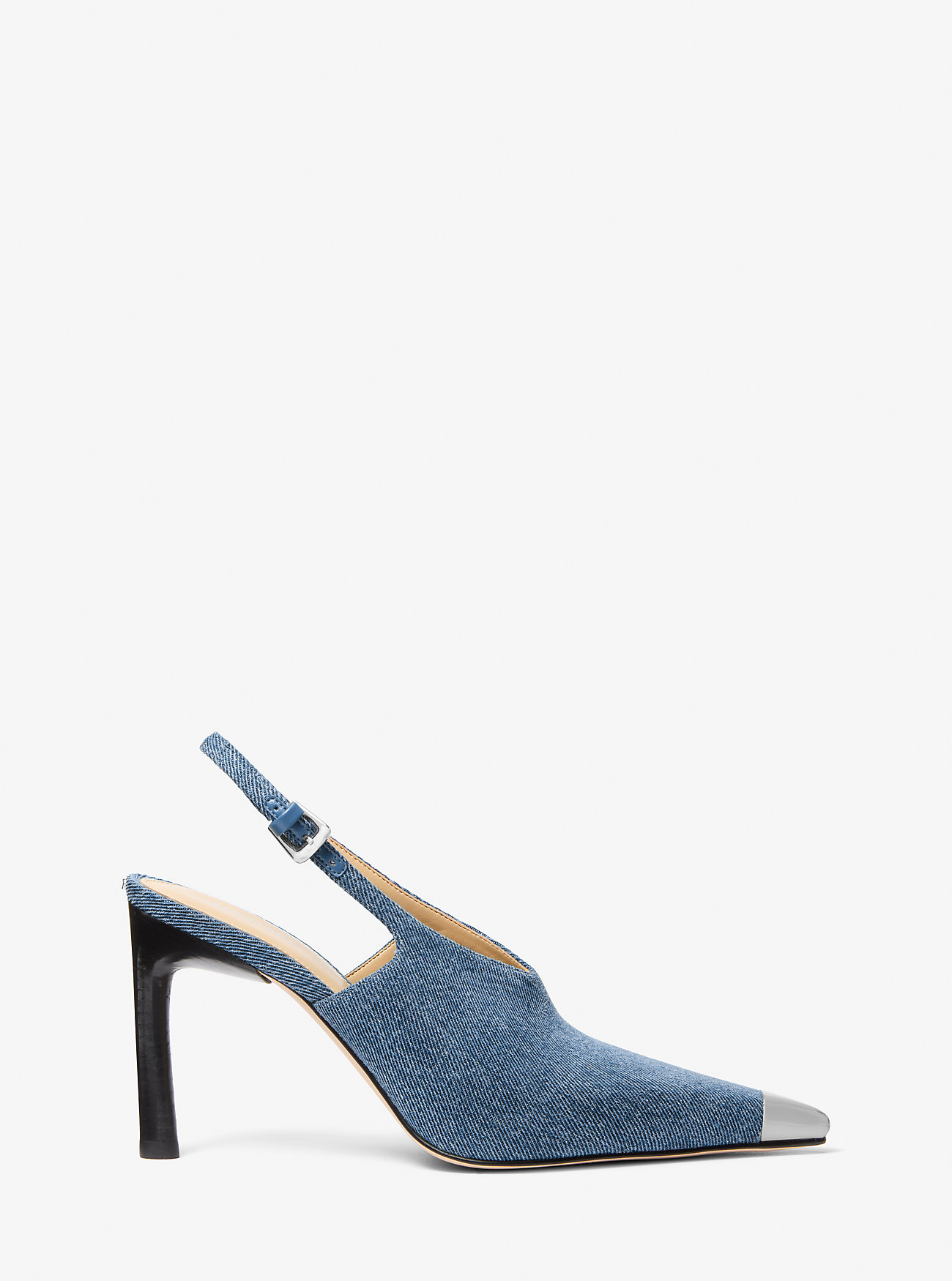 Kasia Denim Slingback Pumps - UNION WASH