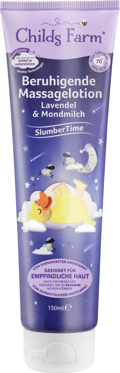 Baby Massagelotion beruhigend SlumberTime Lavendel & Mondmilch, 150 ml