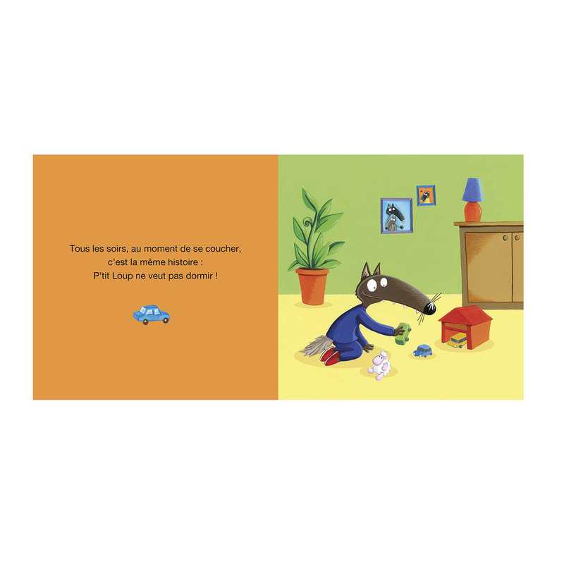 Livre P'tit loup ne veut pas dormir - Auzou