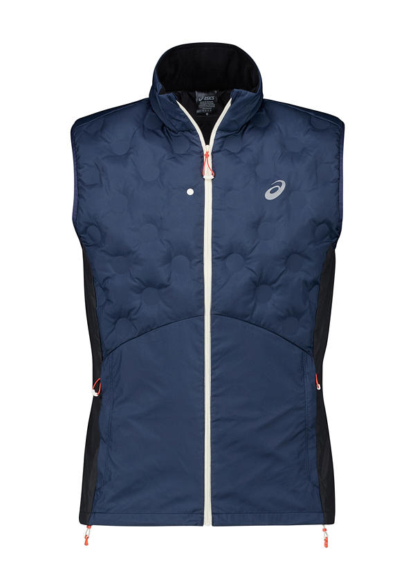 ASICS, Weste Road Winter, Mikrofaser wattiert, nachtblau