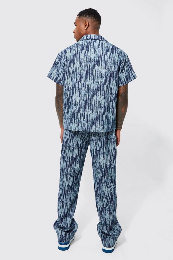 Kastiges Denim-Hemd
