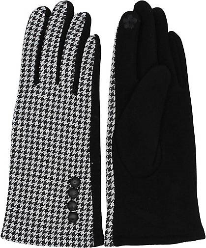 Leslii Handschuhe mit modischem Hahnentritt-Muster