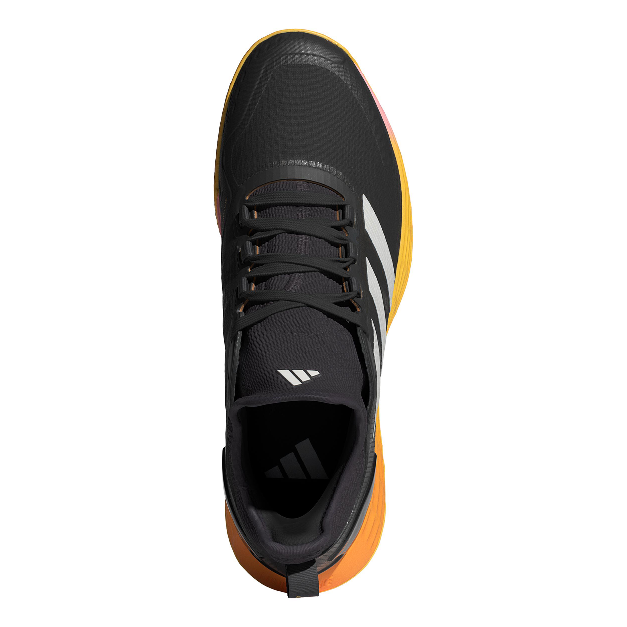 Adizero Ubersonic 4.1 Sandplatzschuh Herren - Schwarz, Orange