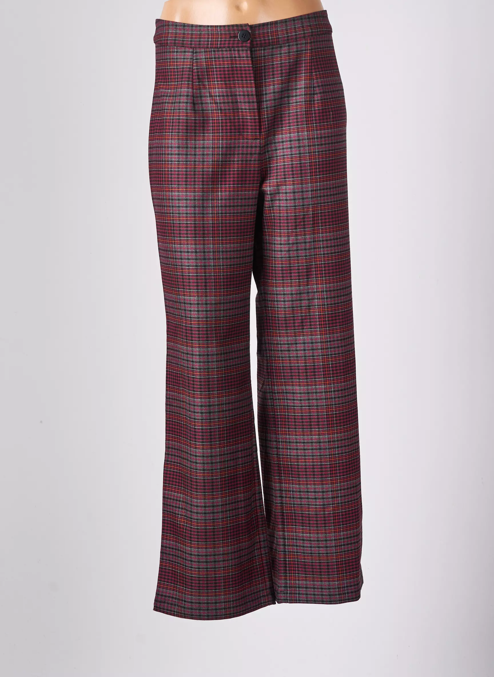 Cache Cache Pantalons Larges Femme couleur rouge