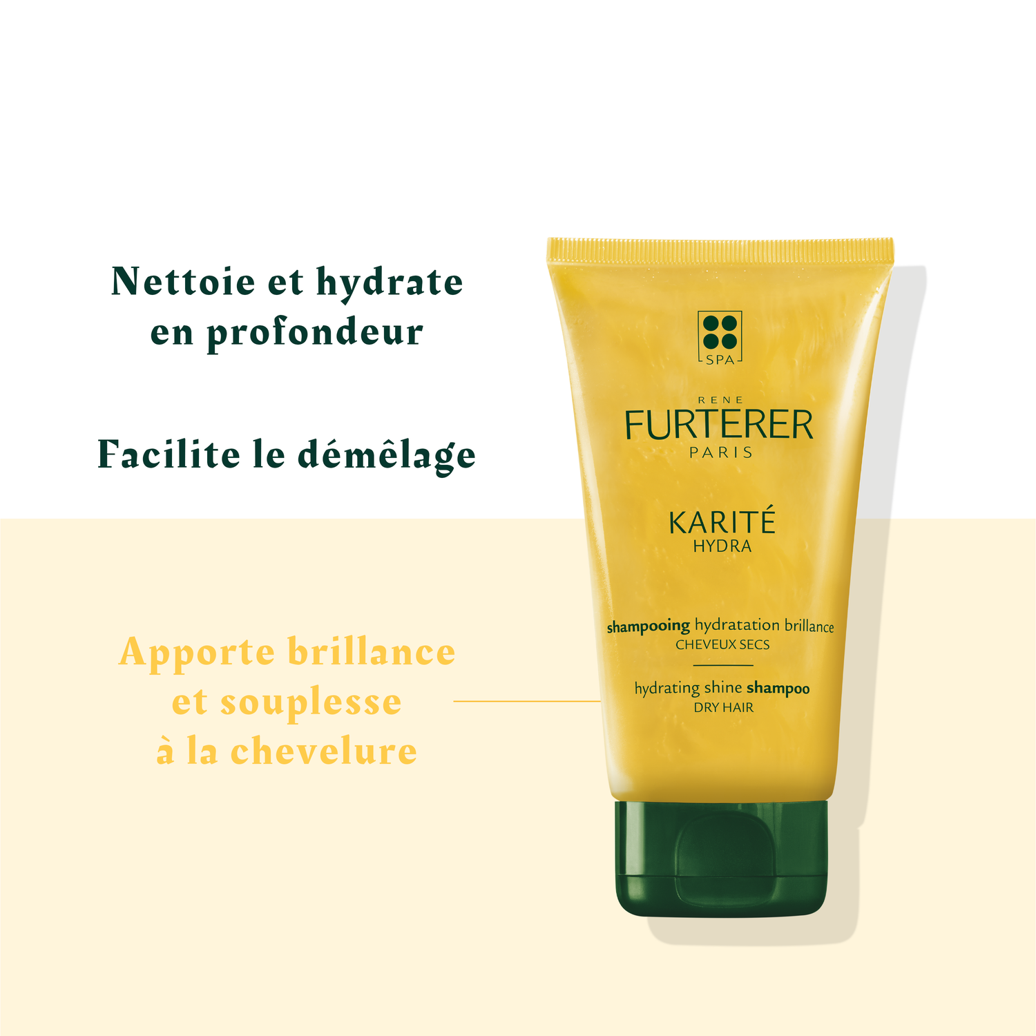 René Furterer Shampoing Nutrition Intense Karité Hydra - Cheveux très secs - 150 ml