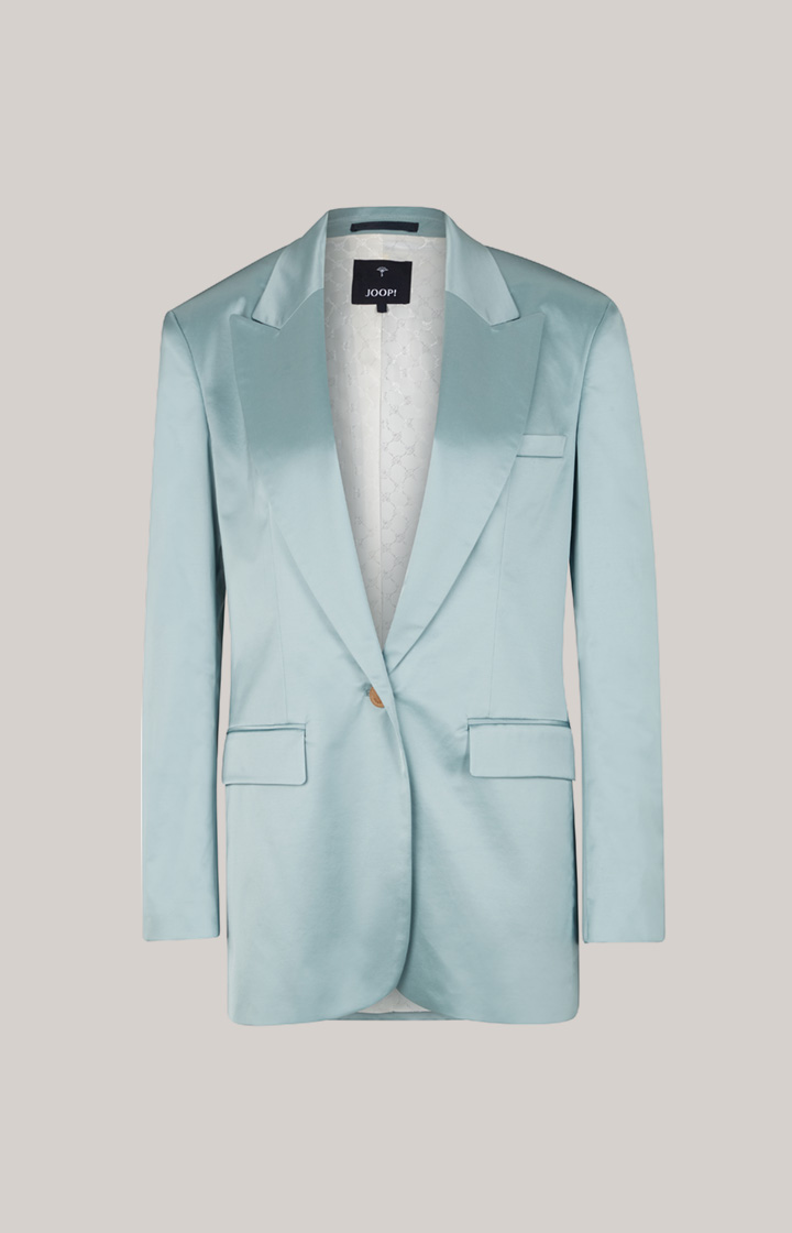 Satin-Blazer in Mint