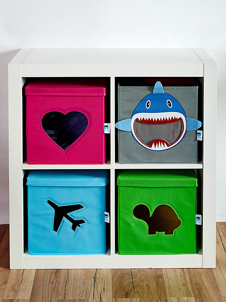 STORE IT Ordnungsbox in Grau/ Bunt - (B)30 x (H)30 x (T)30 cm günstig kaufen onesize
