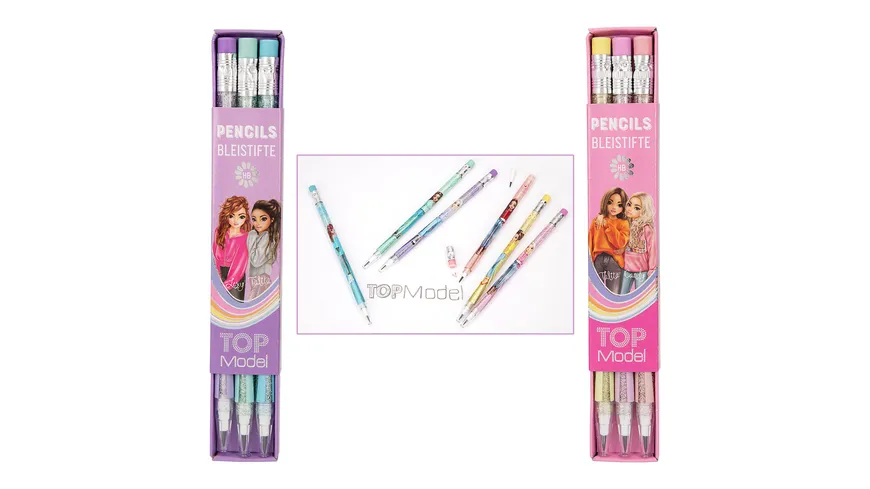 TOPModel Push Pencils sortiert